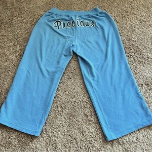 Vintage Full Speed Blue Capri sweatpants Precious graphic women’s large